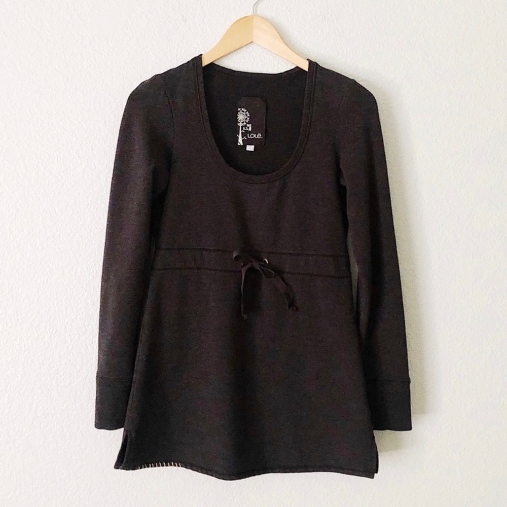 Lole Sweater Tie-Waist Tunic